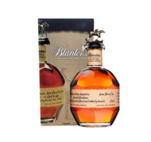 Blanton's Original Single Barrel Bourbon 700mL bottle premium Kentucky straight bourbon whiskey with gold horse stopper