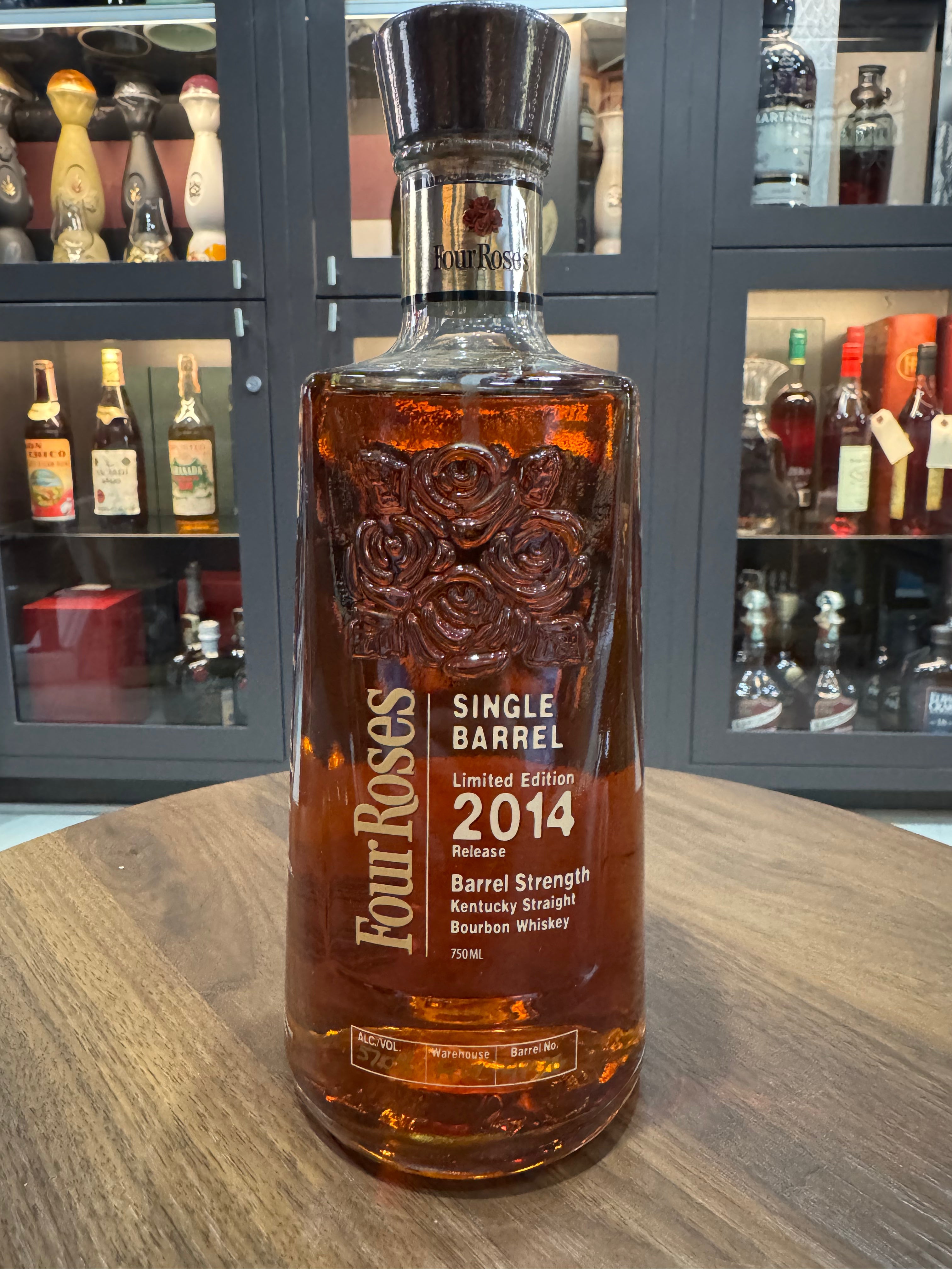 Four Roses 2014 Limited Edition Single Barrel Bourbon bottle Kentucky straight bourbon whiskey rare collector release