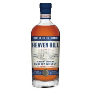 Heaven Hill 7 Year Old Bottled in Bond bourbon bottle Kentucky straight whiskey 100 proof classic label