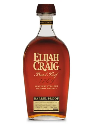 Elijah Craig Barrel Proof C924 129 proof bottle uncut unfiltered Kentucky straight bourbon whiskey high proof batch release
