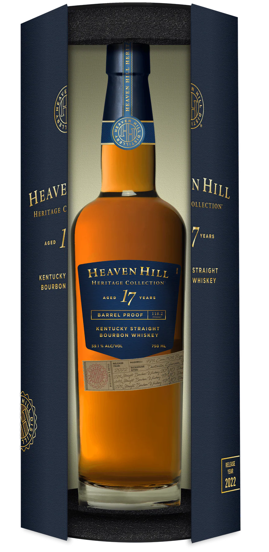Heaven Hill Heritage Collection 17 Year Old Barrel Proof Bourbon - Image 2