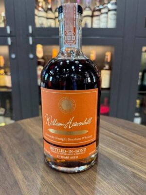 William Heavenhill 8th Edition 13 Year Old Bottled in Bond bourbon bottle Kentucky straight whiskey premium release