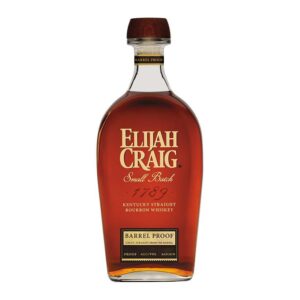 Elijah Craig Barrel Proof A124 bottle uncut unfiltered Kentucky straight bourbon whiskey high proof batch release